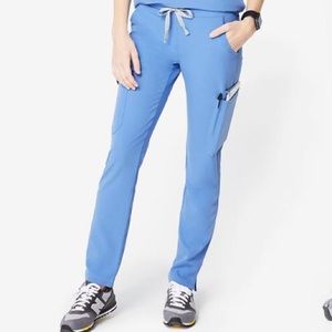 Figs Yola Scrub Pants Ceil Blue Size XXS